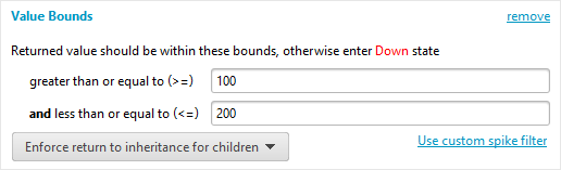State conditions parent section